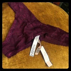 Victoria’s Secret, thong, unworn, purple